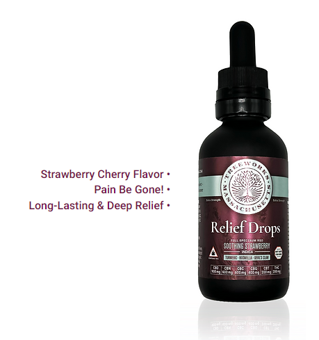 Photograph of product: Relief Drops | 60ml | Treeworks
