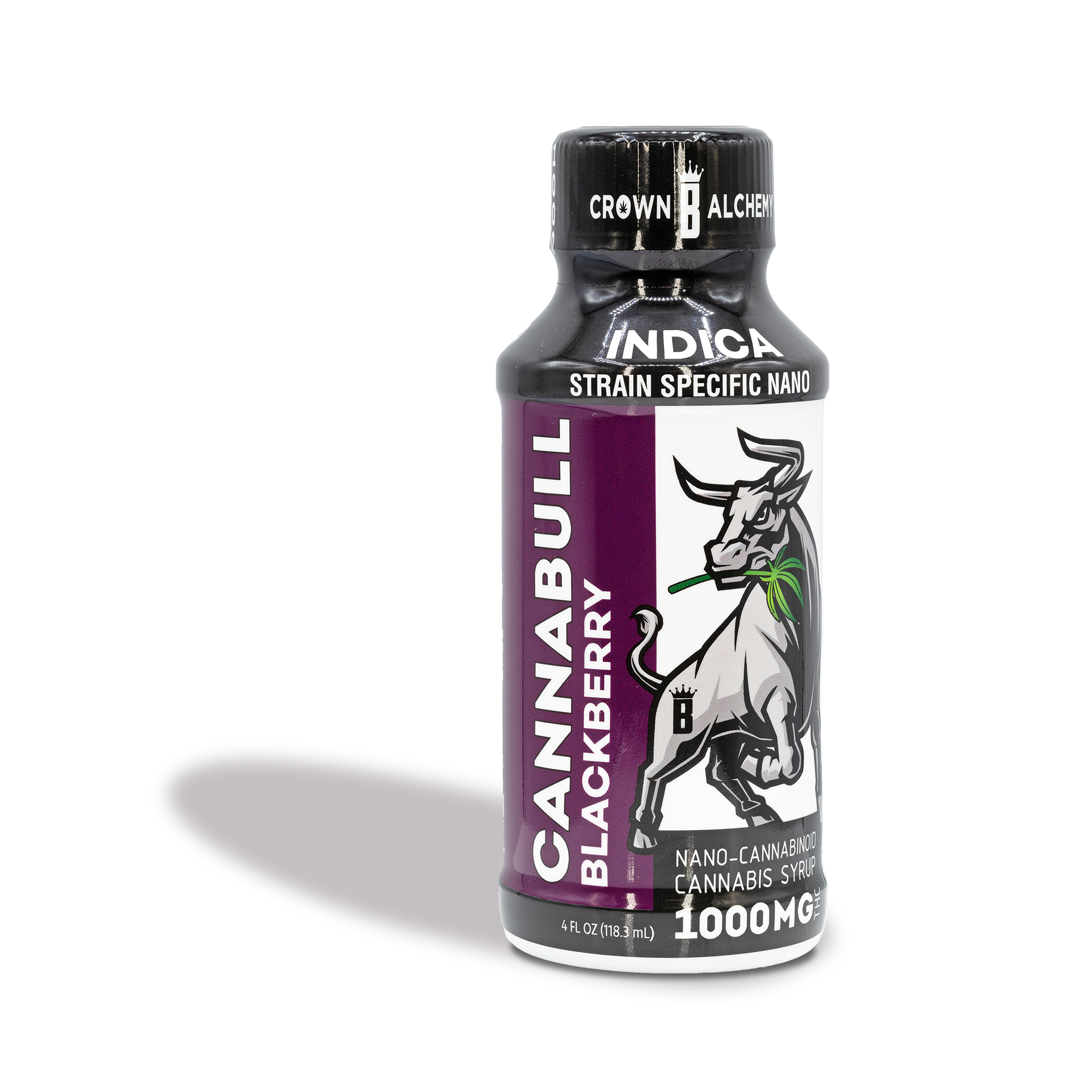 Photograph of product: Cannabull - Blackberry 1,000mg Nano Syrup - 4oz