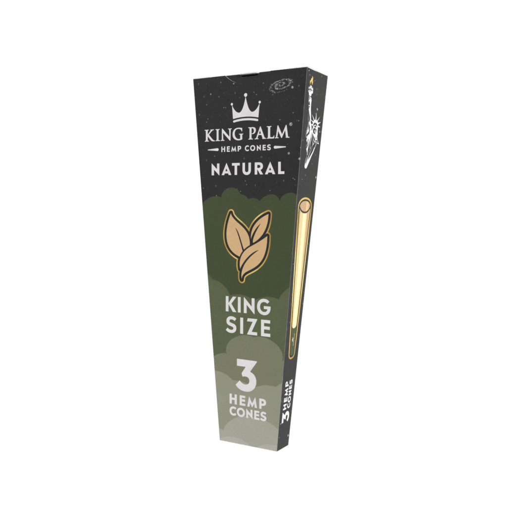 Photograph of product: King Palm | King Size Cones | 3pk | Natural