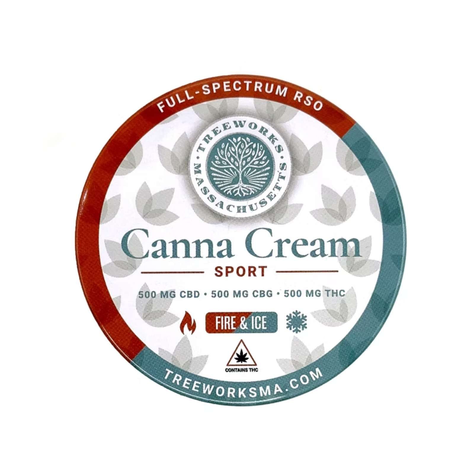 Photograph of product: Canna Cream Sport | 500mg (1:1 TH-oui:CBD) | Lotion