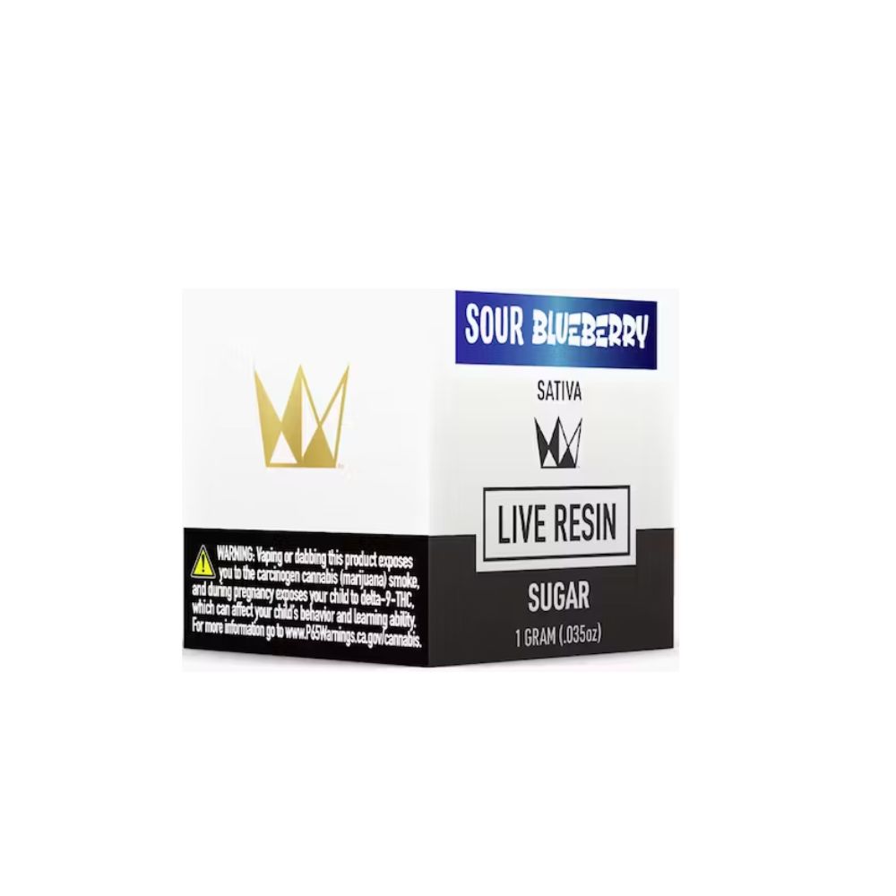 Photograph of product: SOUR BLUEBERRY LIVE RESIN SUGAR 1G - WEST COAST CURE