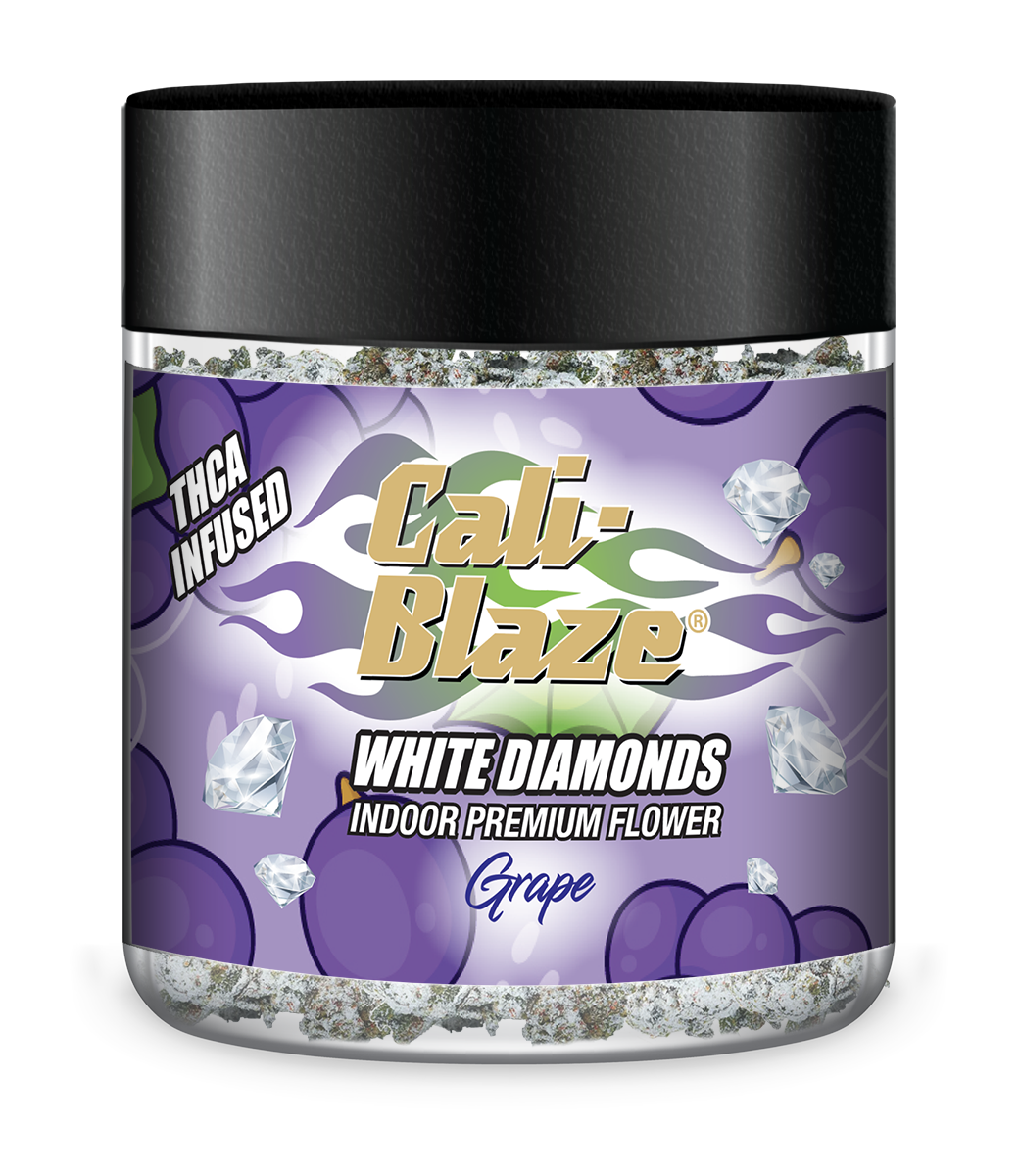 Photograph of product: Cali Blaze - Grape 5pk Liquid Diamond Infused Pre-Rolls