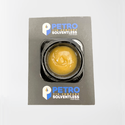 Photograph of product: Petro 710 - Cloud Cake Solventless au chocolat Rosin 1g