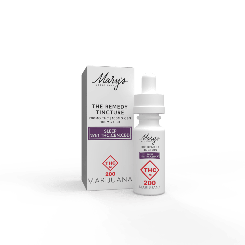 Photograph of product: MARY'S MEDICINAL 200MG 2:1:1 SLEEP REMEDY TINCTURE TH-oui:CBN:CBD