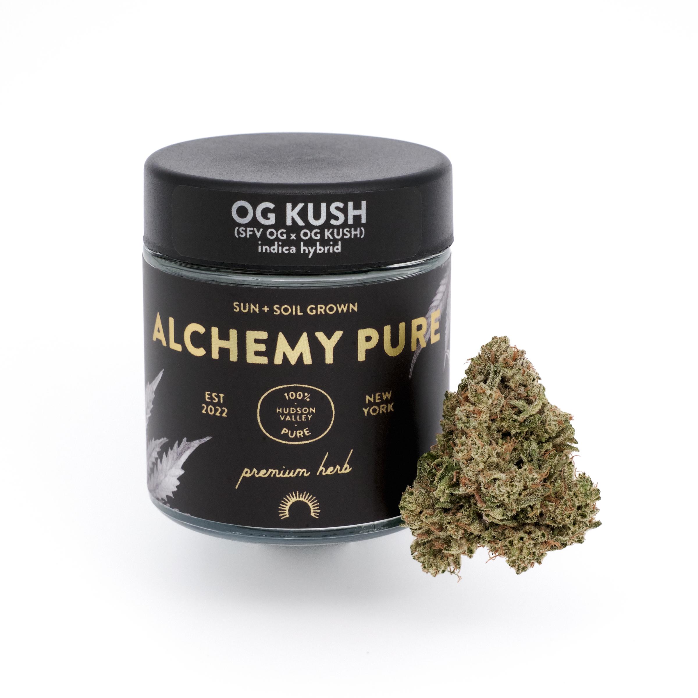Photograph of product: Alchemy Pure | Eighth | OG Kush | 3.5g