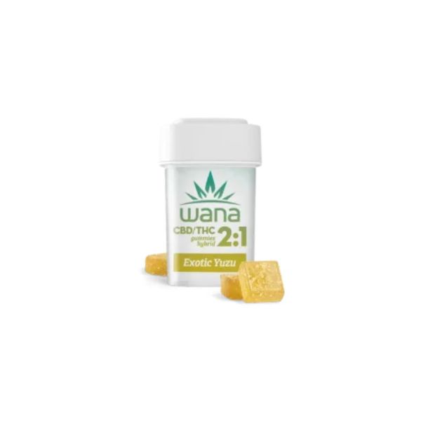 Photograph of product: Wana Exotic Yuzu 2:1 CBD/THC 100mg
