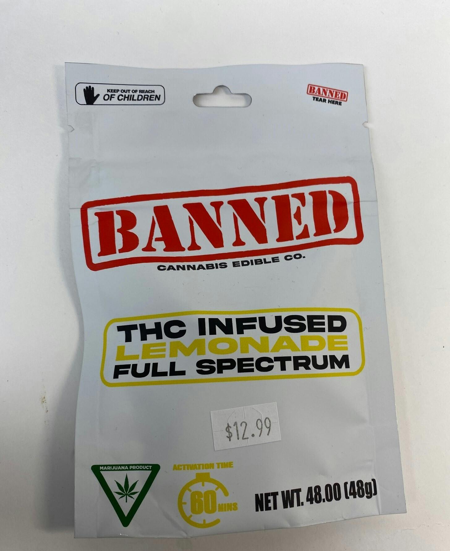 Photograph of product: Banned | Lemonade | 200 mg