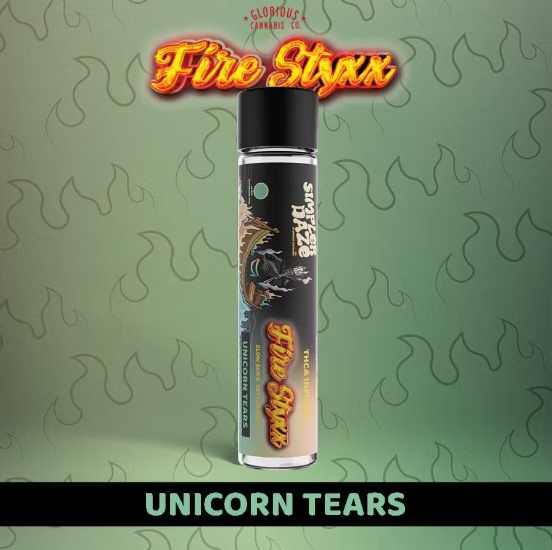 Photograph of Product: SIMPLER DAZE UNICORN TEARS FIRE STYXX INFUSED PREROLL 1G