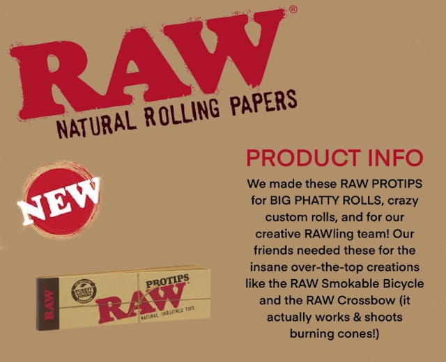 Photograph of product: Raw Tips | XL PROTIPS | 21pk Specialty Tips - 