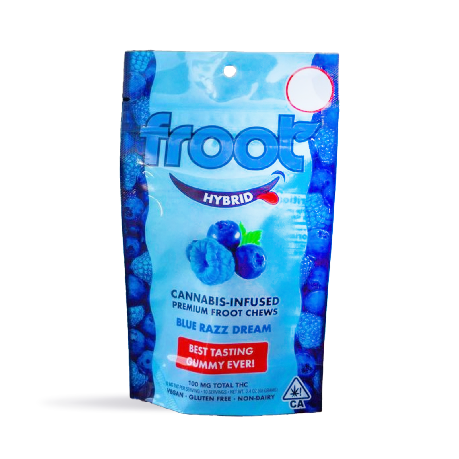Photograph of product: Froot Blue Razz Dream Chews (10 pack) | 10mg Gummies
