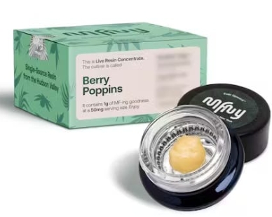 Photograph of product: MFNY Live Resin Badder | 1g | Berry Poppins