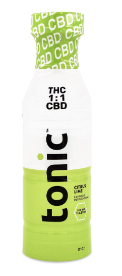 Photograph of product: Tonic - TH-oui Beverage - Citrus Lime 1:1 (100mg)