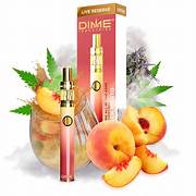 Photograph of product: DIME INDUSTRIES PEACH MOJITO LIVE RESIN 1G AIO