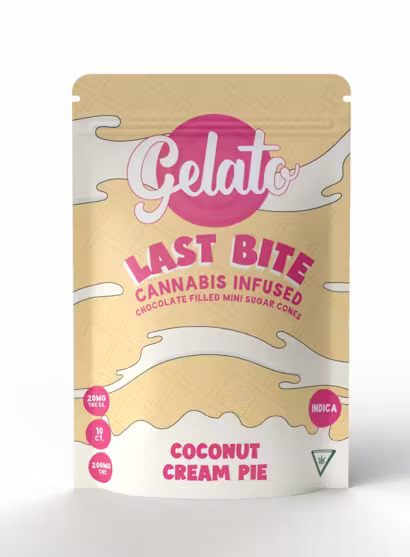 Photograph of product: Edible - Gelato Last Bites - (200mg) - Coconut Cream Pie - (Hybrid) - 10pk