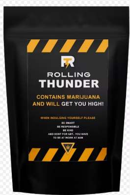 Photograph of product: Rolling Thunder | Afghani Kush | Shake | 28g
