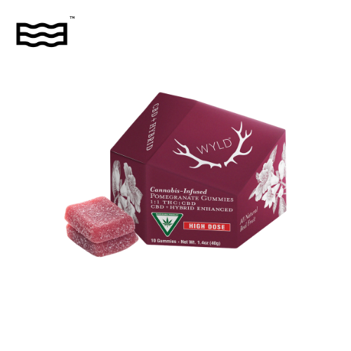 Photograph of product: 200mg Gummies | Pomegranate 1:1 TH-oui:CBD