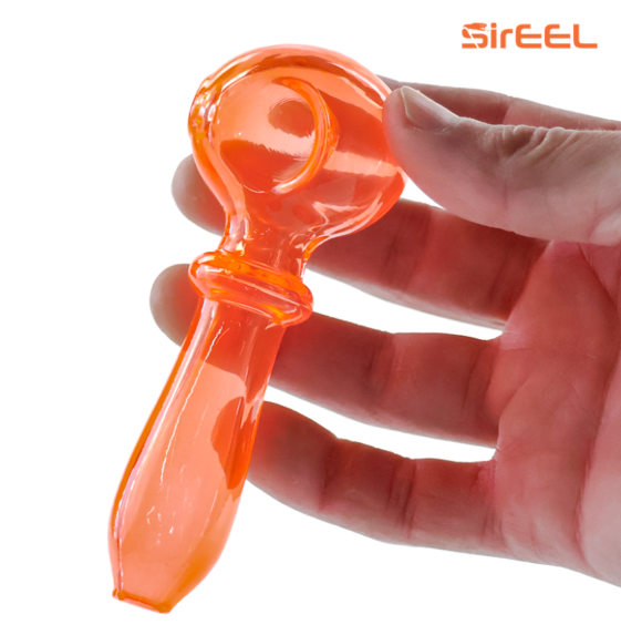 Photograph of product: 4.5" Iridized Spectrum Spoon Pipe