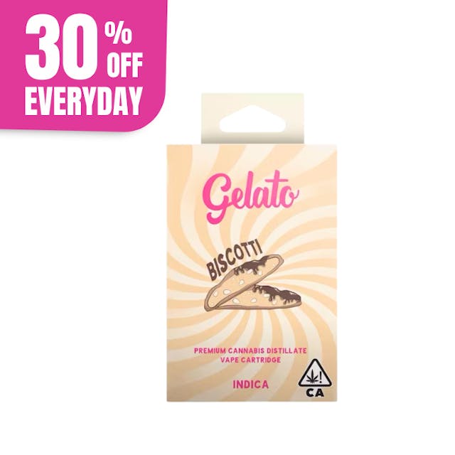 Photograph of product: Gelato Flavor | 1g - Biscotti - Cartridge - Oui'd - 