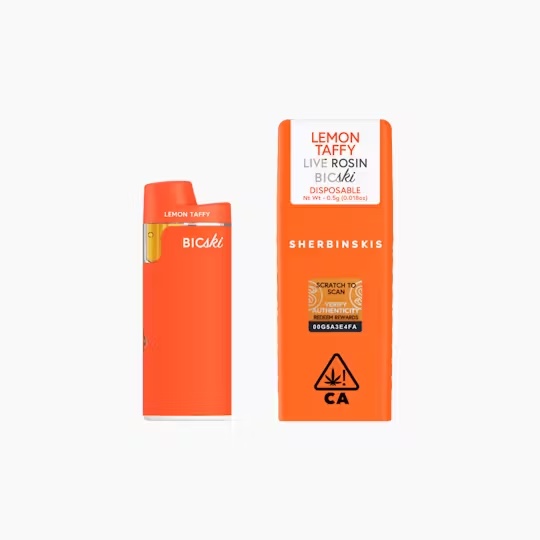 Photograph of product: Lemon Taffy Disposable