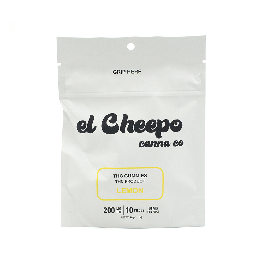 Photograph of product: El Cheepo - Lemon - 200mg Gummies