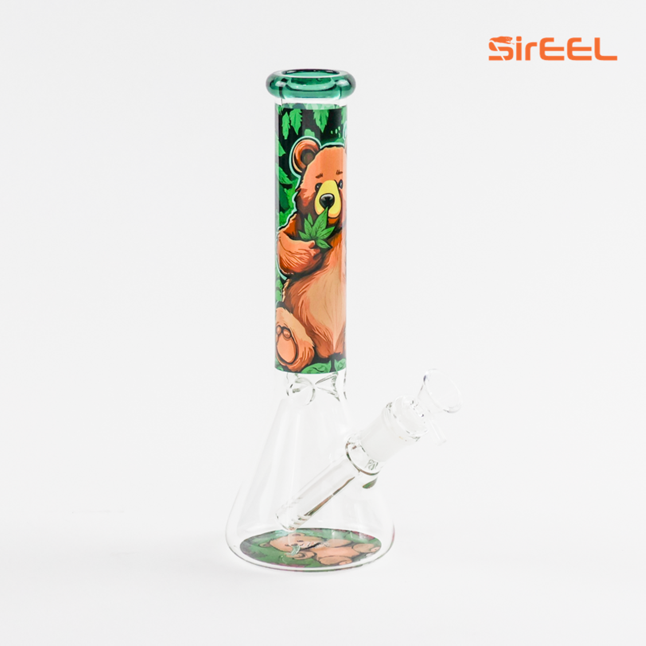 Photograph of product: 10" Beaker Bong + Flower Bowl | Huggy Bear