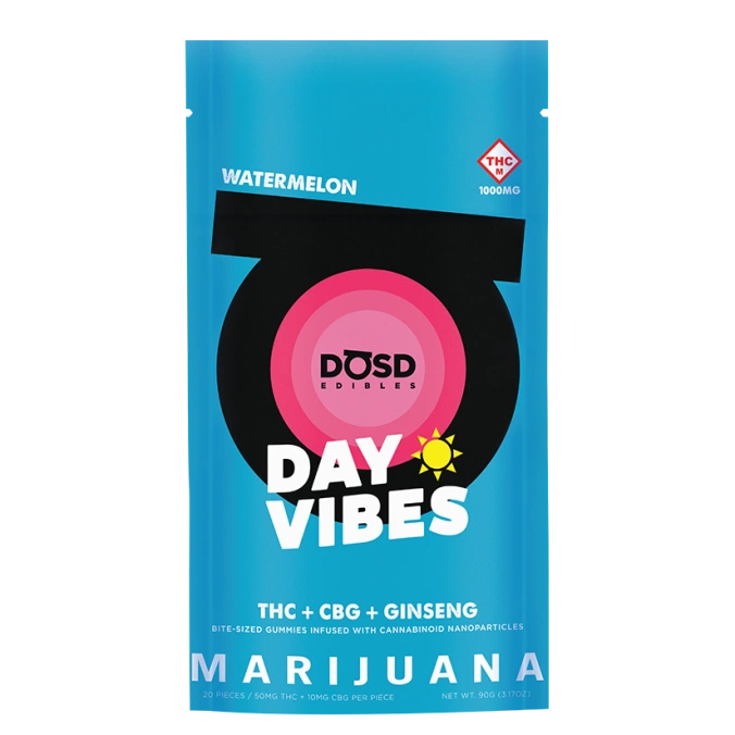 Photograph of product: 1:5 CBG/TH-oui Nano Day Vibes Watermelon Gummies 10pk