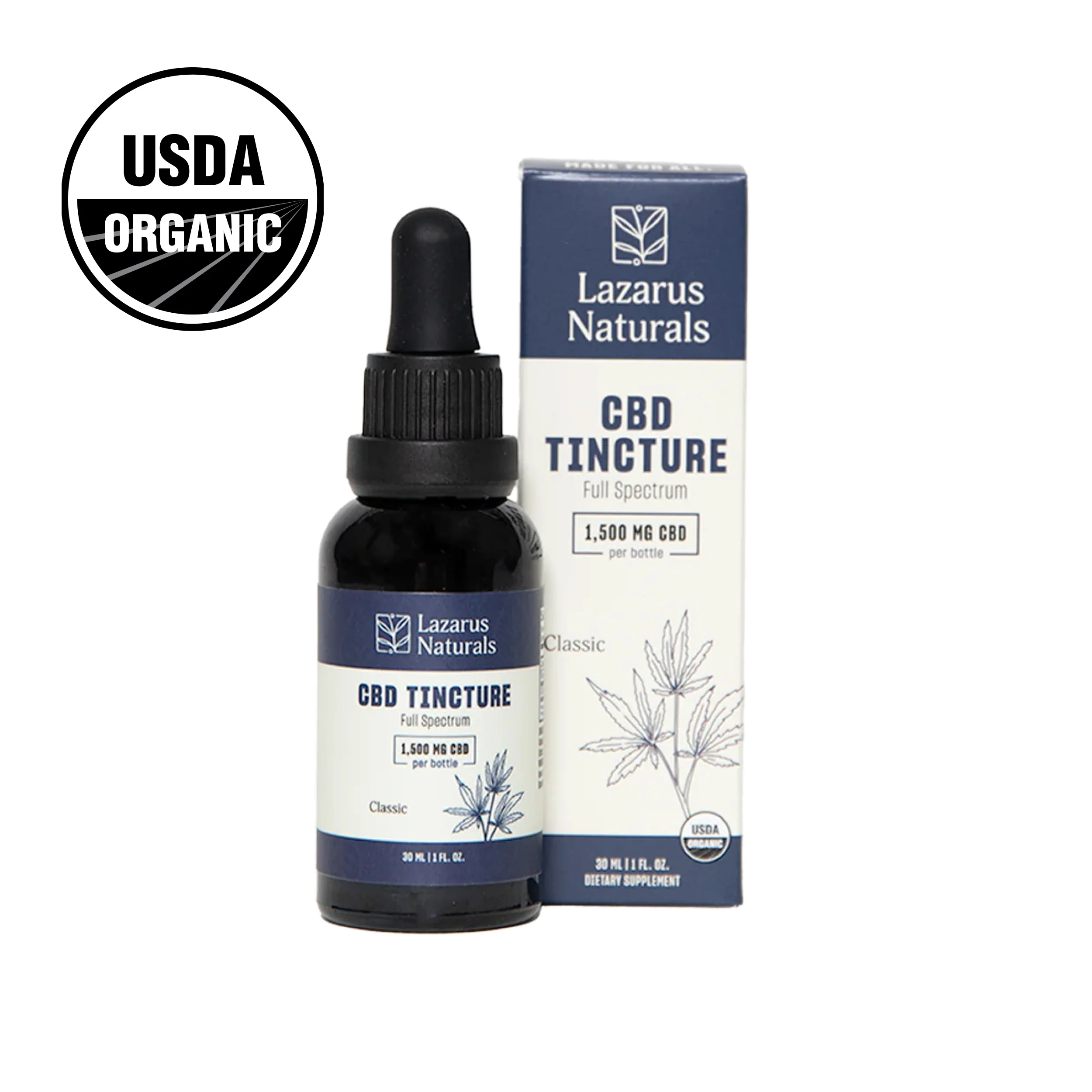 Photograph of product: Organic CBD Tincture - 1500mg