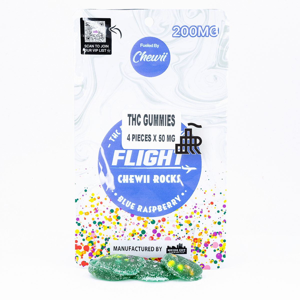 Photograph of product: Blue Raspberry Rocks | 4pc