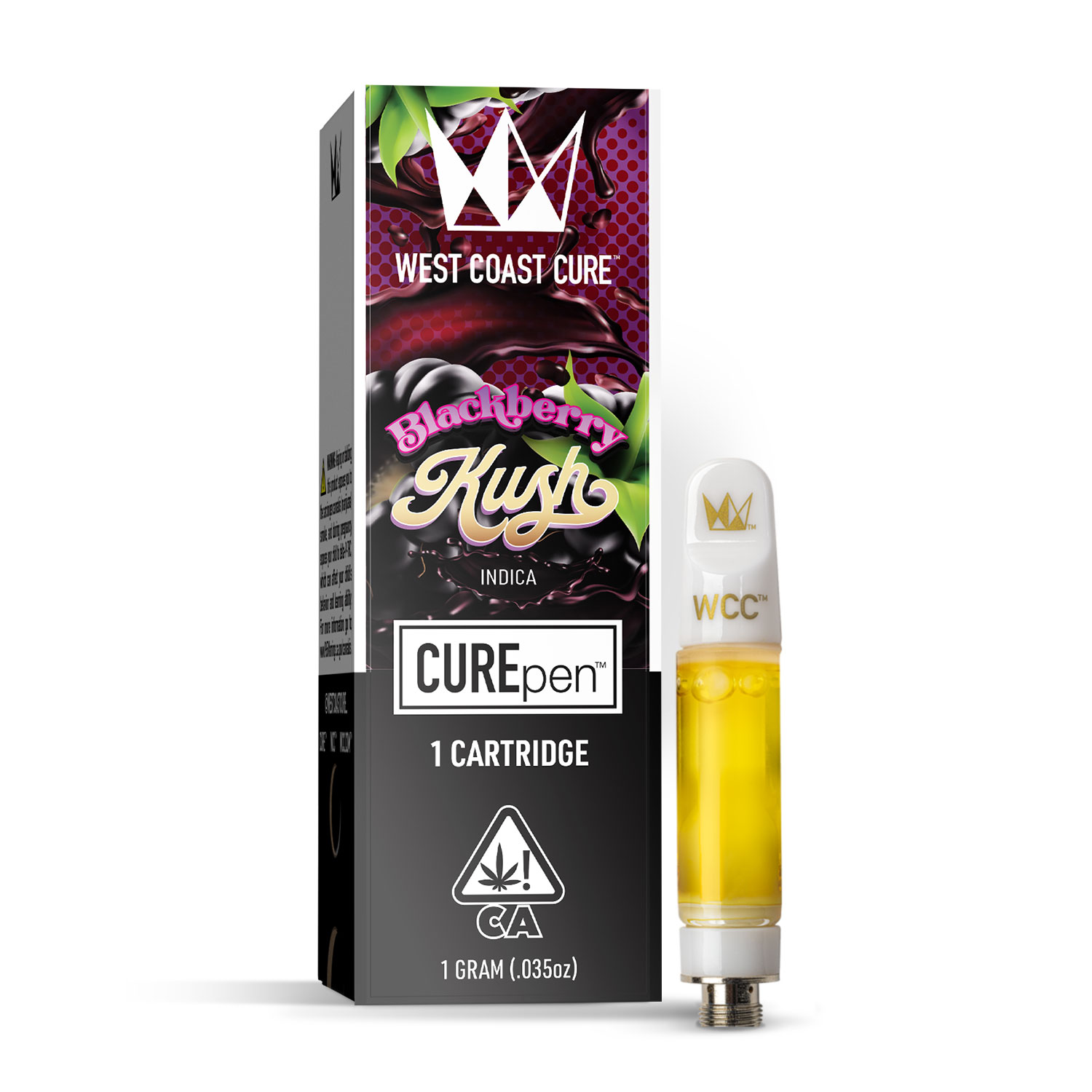 Photograph of product: WCC - Blackberry Kush Cart