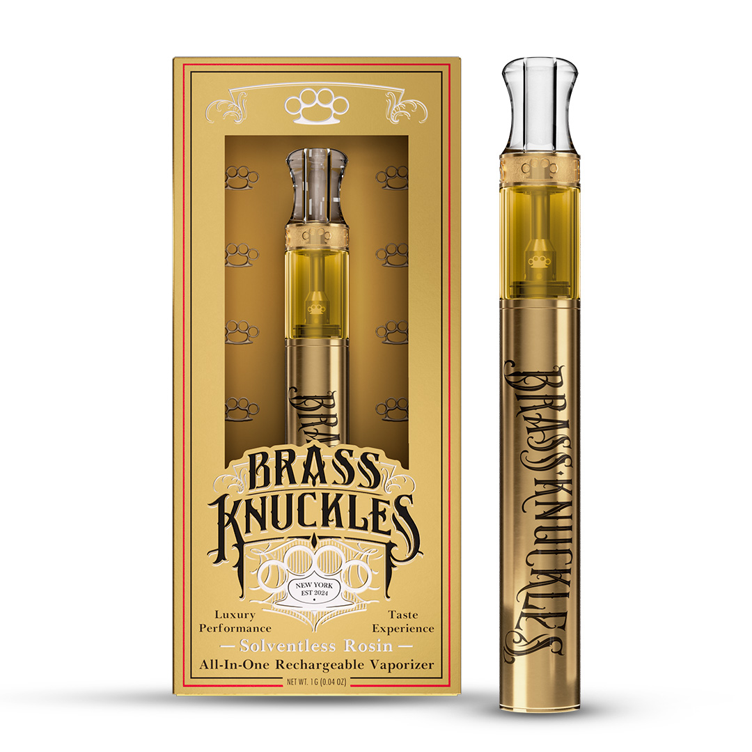 Photograph of product: Brass Knuckles | Jealousy Solventless Rosin All-In-One | 1g