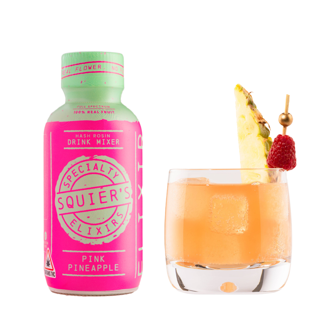 Photograph of product: 800mg Pink Pineapple au chocolat Rosin Drink Mixer