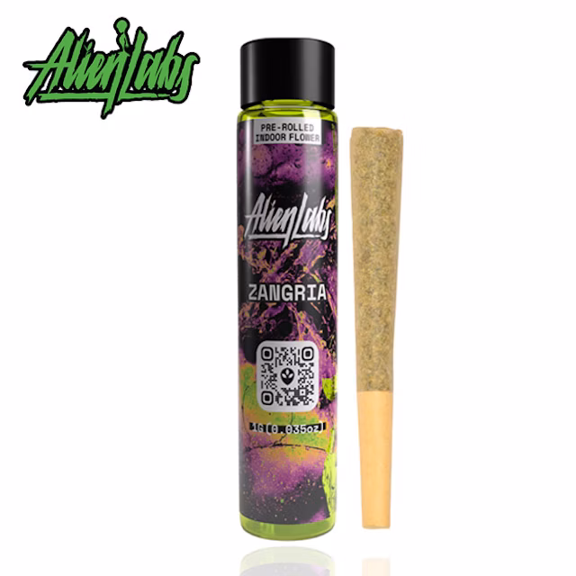 Photograph of product: Alien Labs - Preroll - Zangria (H)