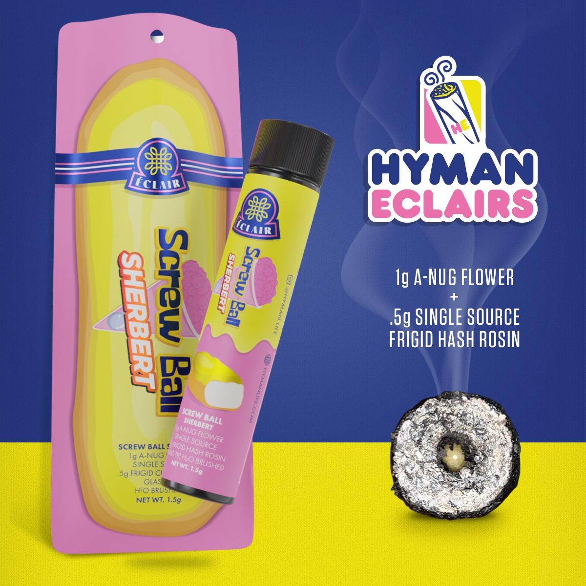 Photograph of product: AU Hyman: Screwball Sherbet Eclair