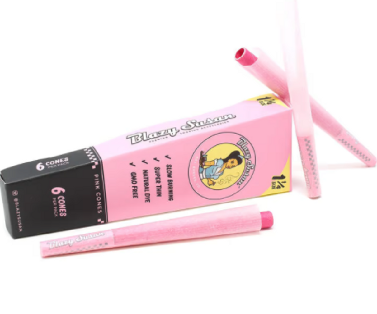 Photograph of product: (Blazy Susan) Pink Cones, 1 1/4 | 6pk