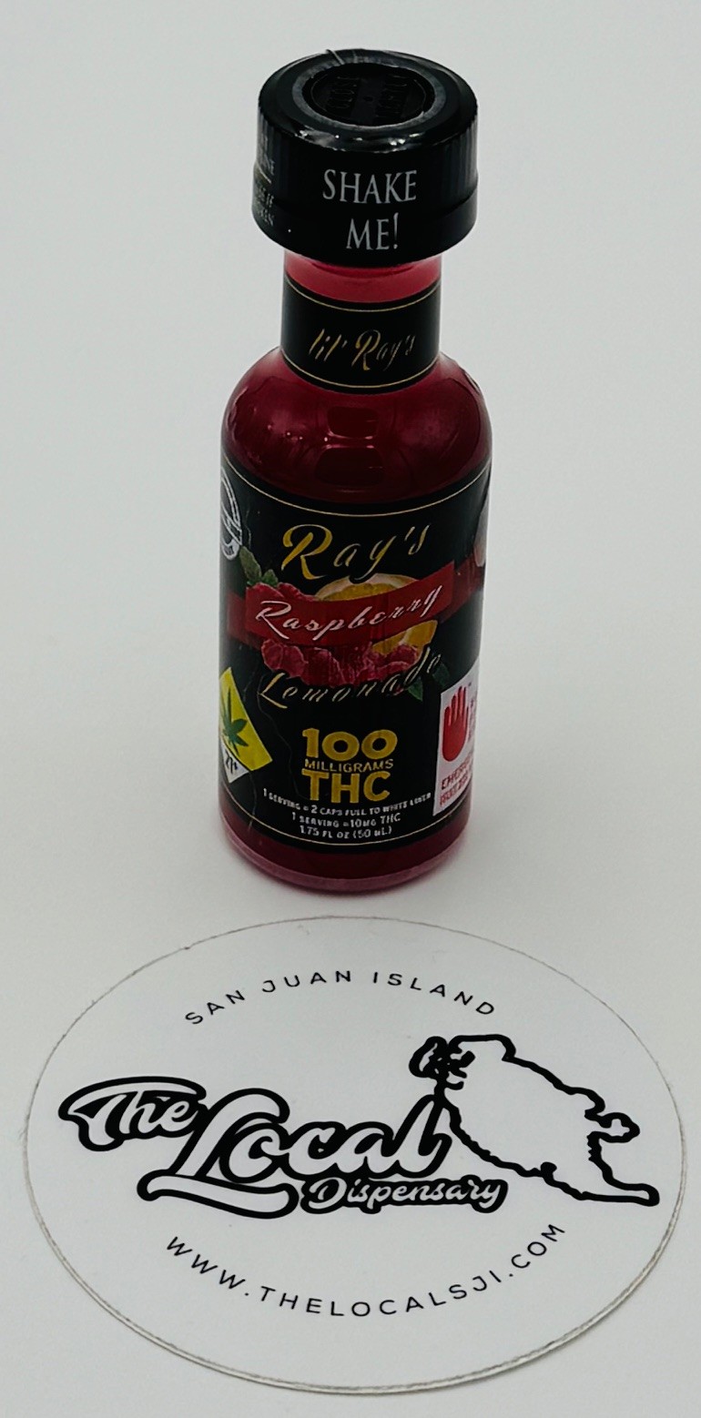 Photograph of product: Lil Rays Raspberry Lemonade 100mg TH-oui