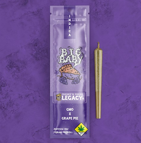 Photograph of product: Freddy Fuego - Big Baby - 2pk Pre-Rolls