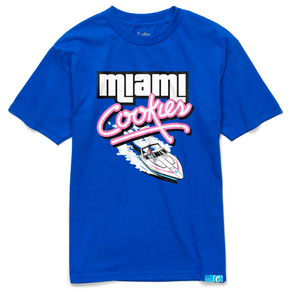 Photograph of product: Cookies - City Vice - Tee - Royal Blue - XL