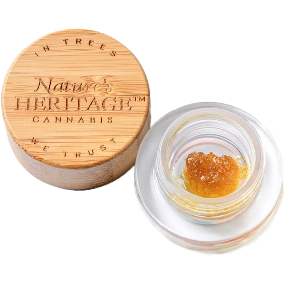 Photograph of product: Live Resin Sugar | Nature's Heritage | Larry Bird Mints