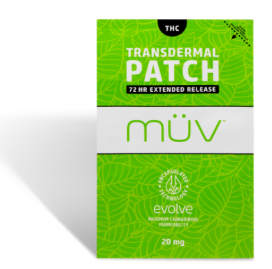 Photograph of Product: MuV Evolve Patch 20mg THC