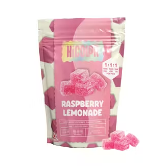 Photograph of product: Raspberry Lemonade Chews CBG:CBD:TH-oui - 10ct