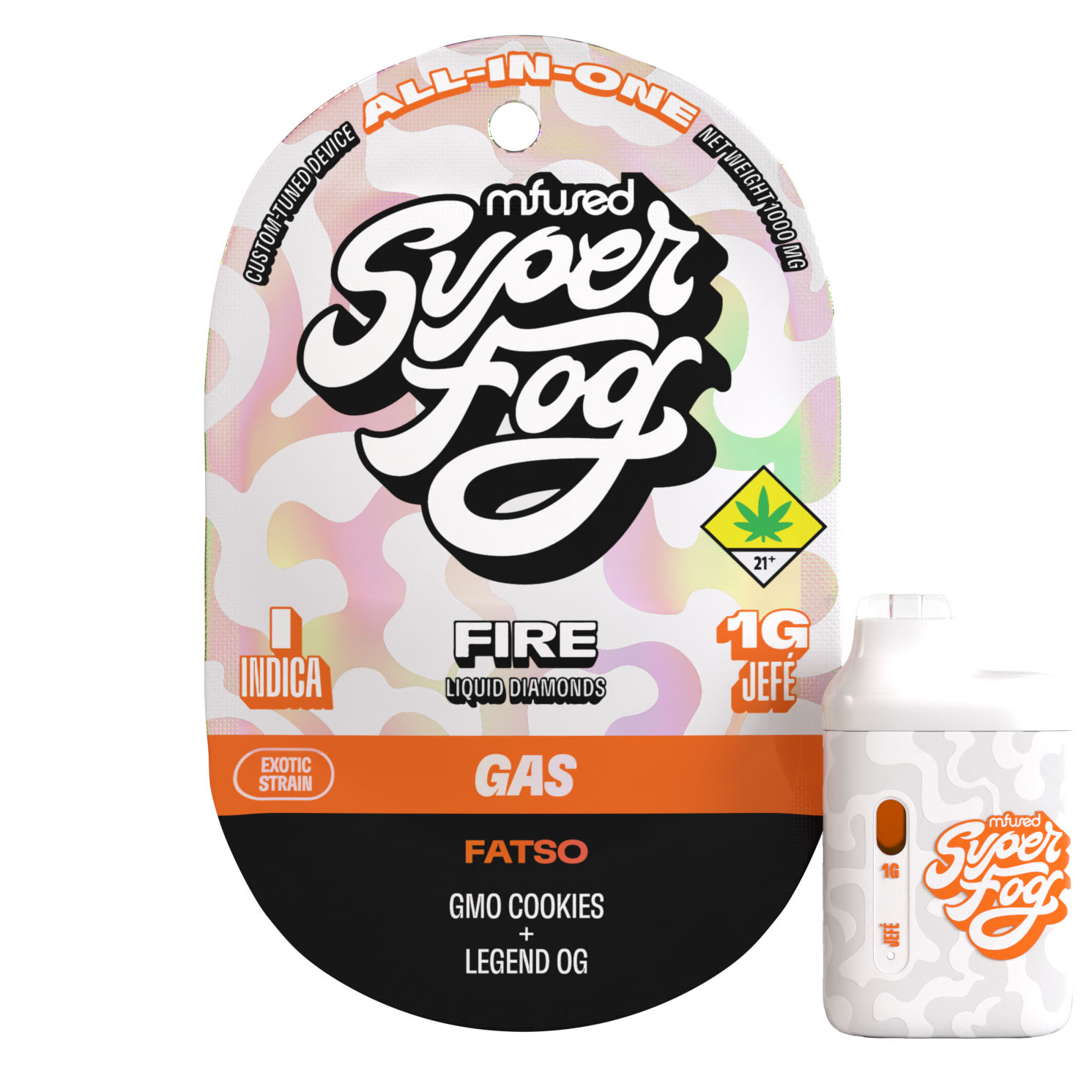 Photograph of product: Fatso Live Diamonds Disposable Jef Vape