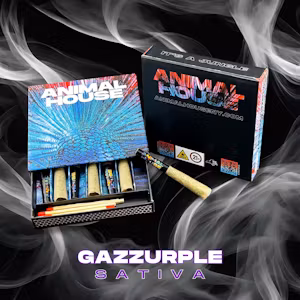 Photograph of product: Animal House | Gazzurple | Infused Pre-Roll | 7pk