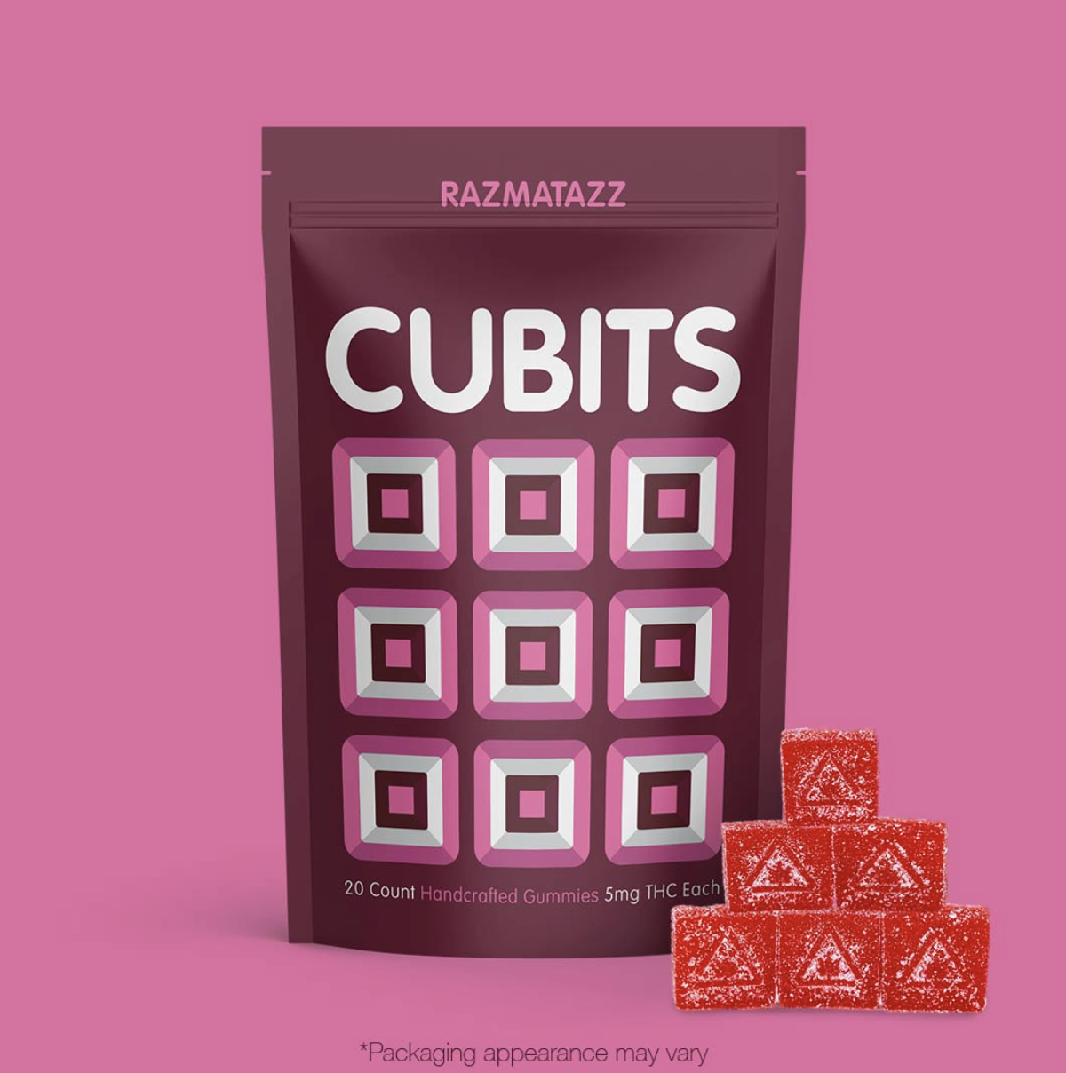 Photograph of product: 100mg Cubits | Razmatazz