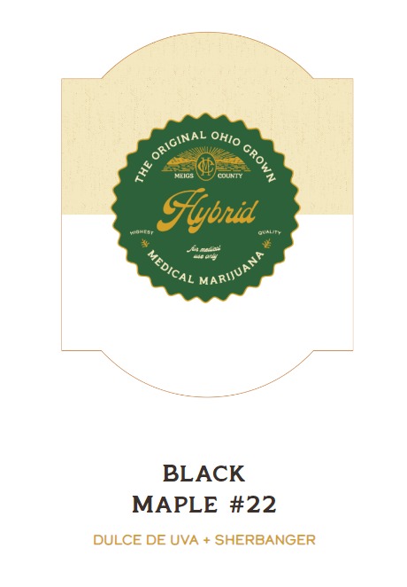 Photograph of product: Black Maple #22 2.83g -Country Cut