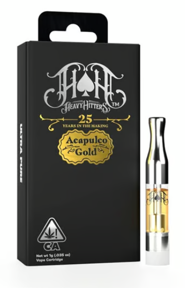 Photograph of product: HEAVY HITTERS - Acapulco Gold 25th Anniversary Special Edition Vape [S]