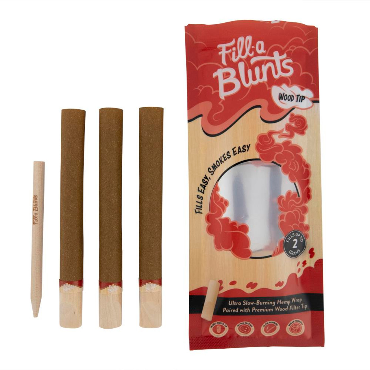 Photograph of product: Fill-a-Blunts 3 Packs - Sweetened Wood Tips