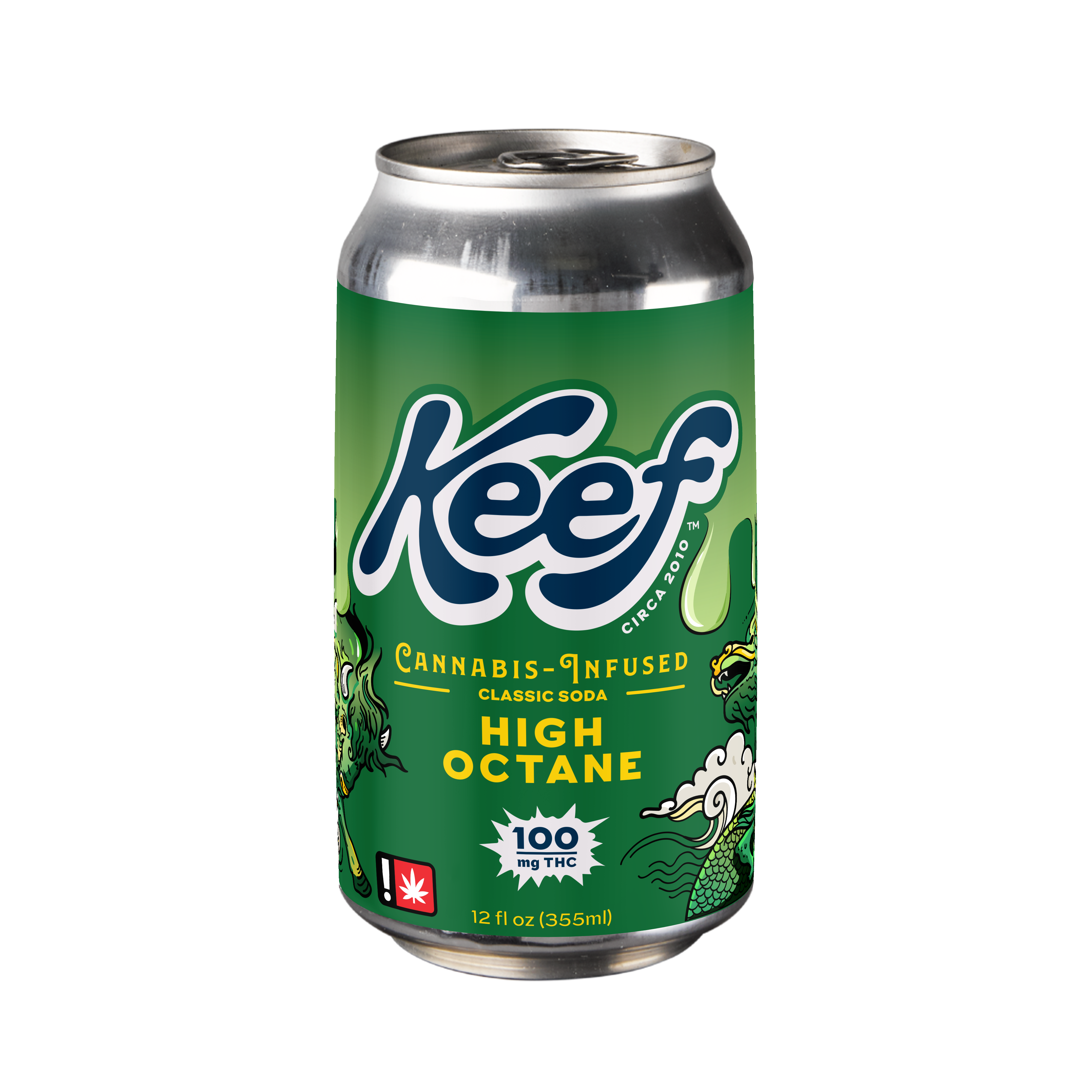 Photograph of product: Keef High Octane Infused Soda 100mg