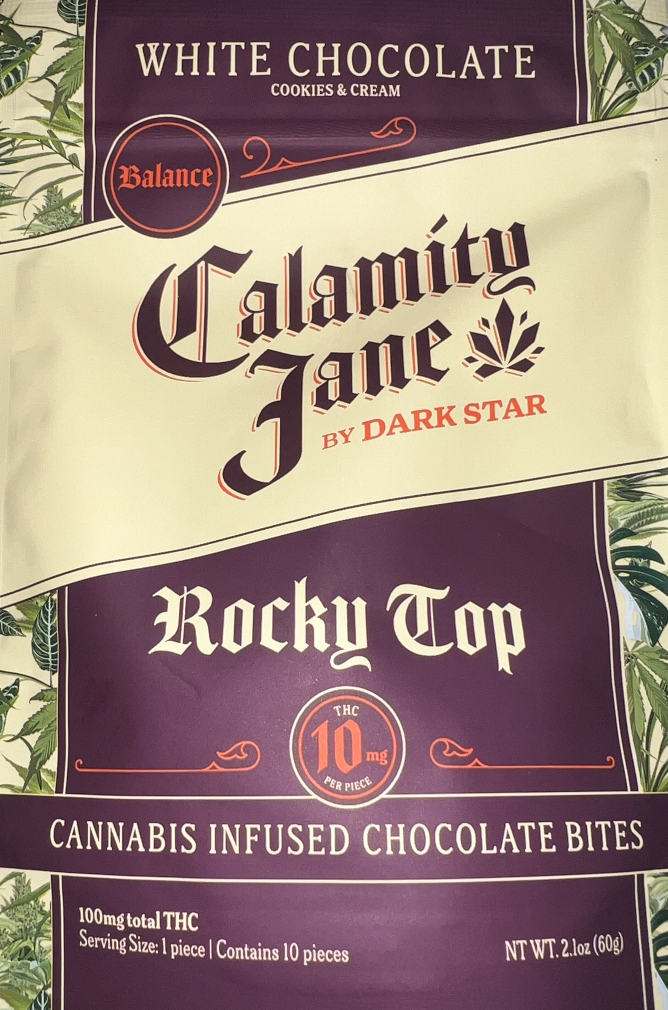 Photograph of product: Dark Star | Calamity Jane | Balance | White Chocolate Cookies & Cream