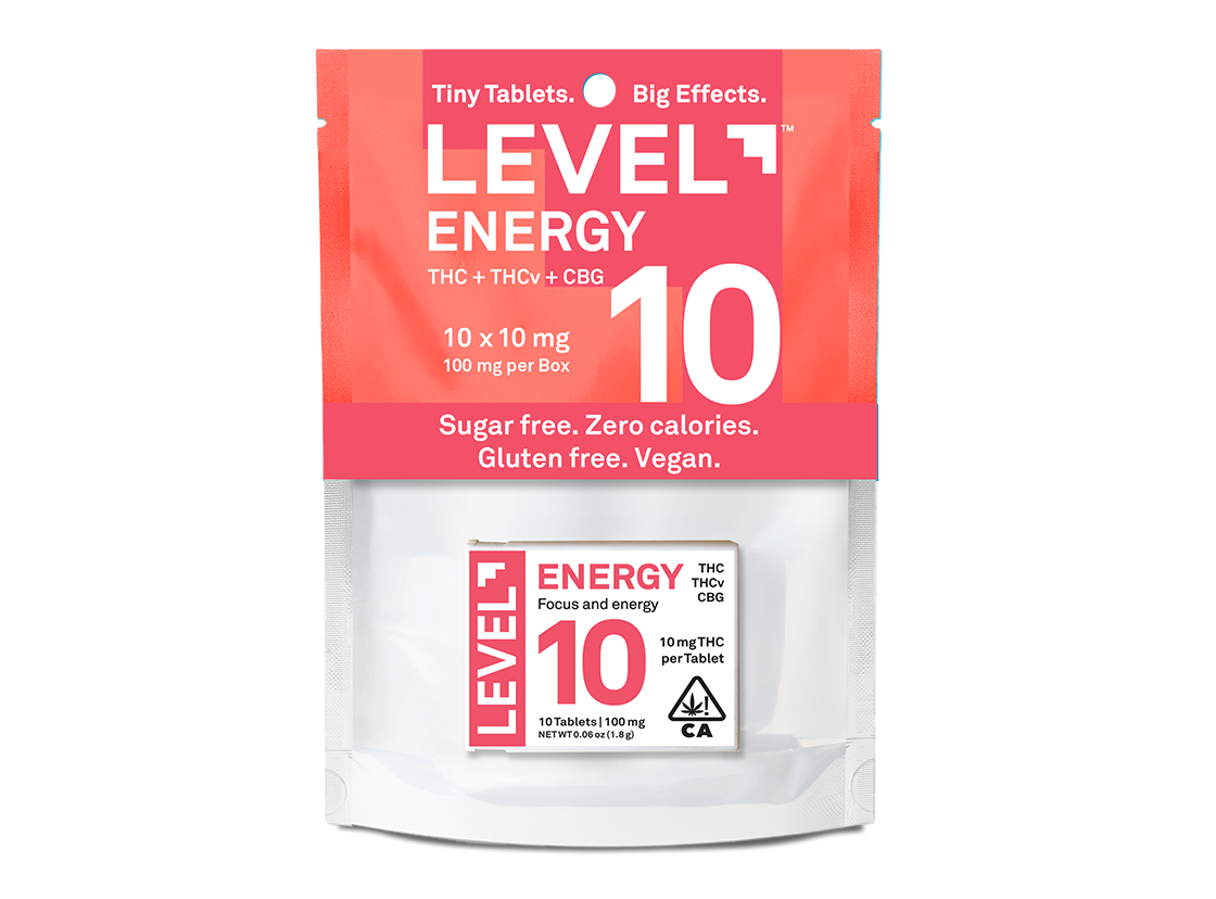 Photograph of product: LEVEL 10 ENERGY TABLETS 10PK R3