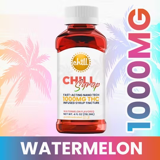 Photograph of product: Watermelon Syrup | 120ml | 1000mg